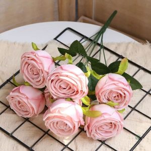 Fleurs artificielles roses pour embellir votre événement