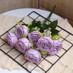 Bouquet de fleurs artificielles pour mariage chic