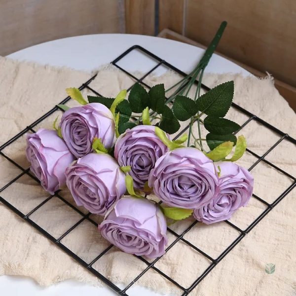 Bouquet de fleurs artificielles pour mariage chic