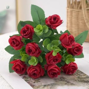 Fleurs en plastique réalistes pour décoration
