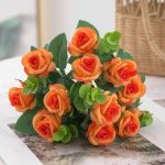 Bouquet de roses artificielles économiques