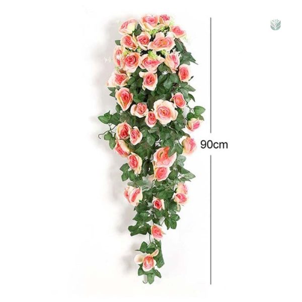Roses en tissu tombantes, ajout romantique à votre espace