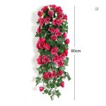 Roses artificielles tombantes, touche florale pour événements