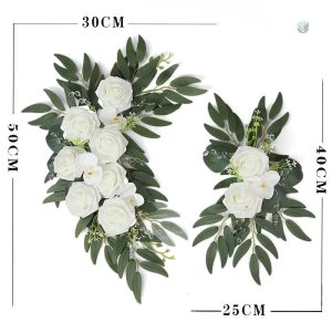 Roses blanches élégantes pour mariage