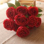 Bouquet de roses en soie, élégance et durabilité