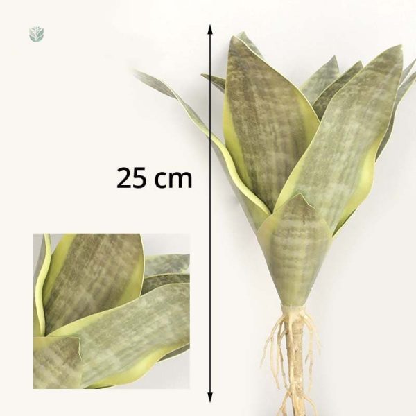 Plante verte artificielle Sansevieria en déco