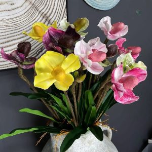 Orchidée synthétique pour décoration intérieure