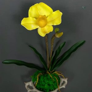 Faux orchidée pour embellissement de vase