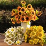 Tournesol artificiel décoratif pour une touche estivale