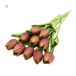 Fleurs artificielles tulipes, style intemporel et polyvalent