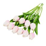 Fleurs en soie tulipes pour intérieur lumineux