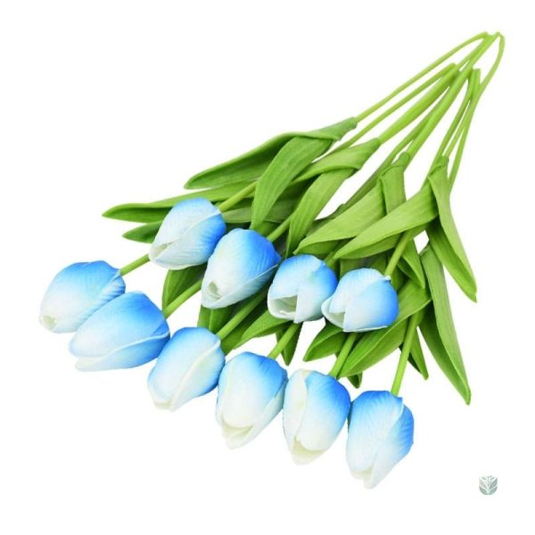 Tulipes artificielles colorées pour décoration intérieure - vue 2