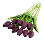 Arrangement de tulipes artificielles pour décoration chic