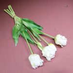 Fleurs artificielles tulipes perroquet vibrantes