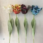 Tulipes perroquet en faux pour embellir votre espace